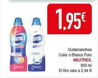 Masymas Quitamanchas color o blanco puro neutrex oferta
