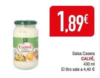 Minymas Salsa casera calvé oferta
