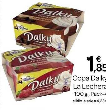 Supermercados El Jamón Copa dalky la lechera oferta