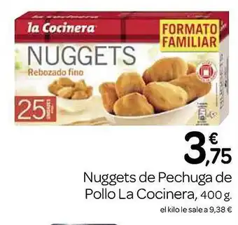 Supermercados El Jamón Nuggets de pechuga de pollo la cocinera oferta