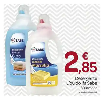 Supermercados El Jamón Detergente liquido ifa sabe oferta