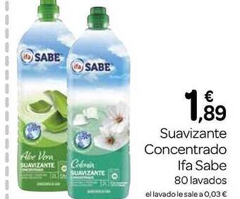 Supermercados El Jamón Suavizante concentrado ifa sabe oferta