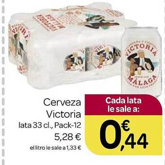 Supermercados El Jamón Cerveza victoria oferta