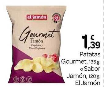 Supermercados El Jamón Patatas gourmet o sabor jamón el jamón oferta