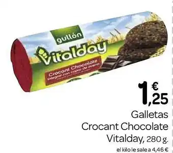 Supermercados El Jamón Galletas crocant chocolate vitalday oferta
