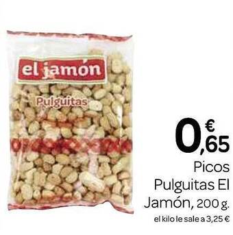 Supermercados El Jamón Picos pulguitas el jamón oferta