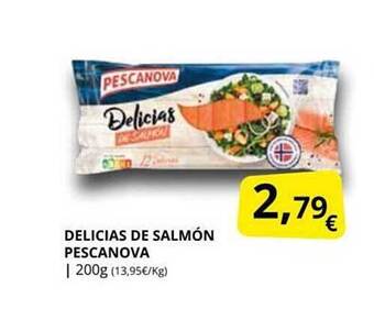 Supermercados MAS Delicias de salmón pescanova oferta