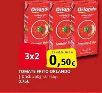 Supermercados MAS Tomate frito orlando oferta