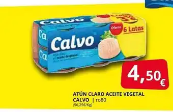Supermercados MAS Atún claro aceite vegetal calvo oferta