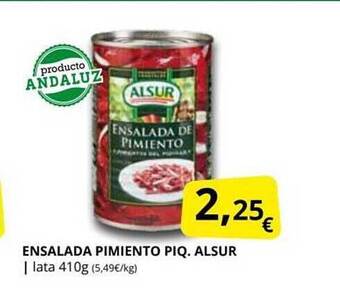 Supermercados MAS Ensalada pimiento piq. alsur oferta