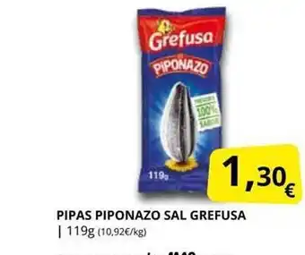 Supermercados MAS Pipas piponazo sal grefusa oferta