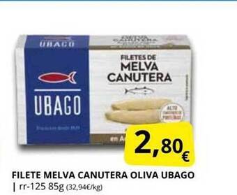 Supermercados MAS Filete melva canutera oliva ubago oferta