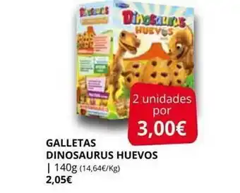 Supermercados MAS Galletas dinosaurus huevos oferta