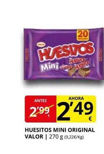 Supermercados MAS Huesitos mini original valor oferta