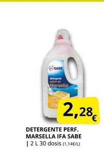 Supermercados MAS Detergente perf. marsella ifa sabe oferta