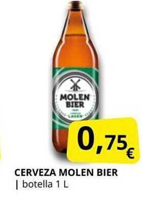 Supermercados MAS Cerveza molen bier oferta