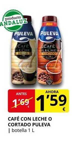 Supermercados MAS Café con leche o cortado puleva oferta