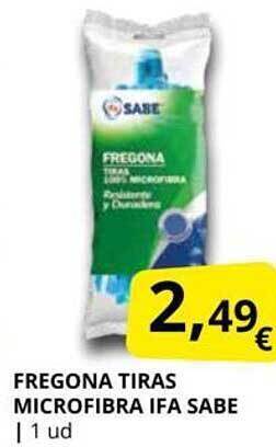 Supermercados MAS Fregona tiras microfibra ifa sabe oferta