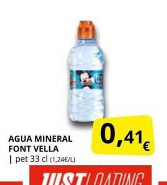 Supermercados MAS Agua mineral font vella oferta