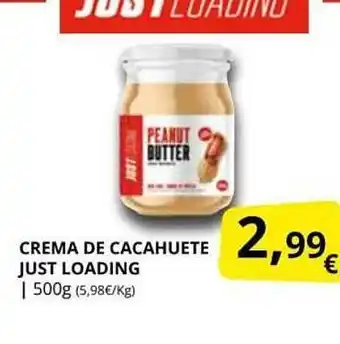Supermercados MAS Crema de cacahuete just loading oferta