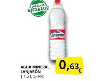 Supermercados MAS Agua mineral lanjarón oferta