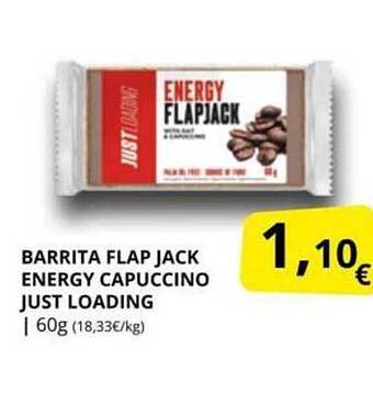 Supermercados MAS Barrita flap jack energy capuccino just loading oferta