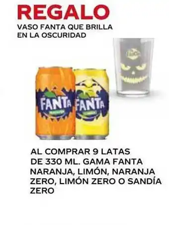 Supermercados MAS Gama fanta naranja, limón, naranja, zero, limón zero o sandía zero oferta