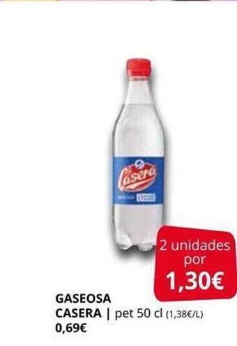 Supermercados MAS Gaseosa casera oferta