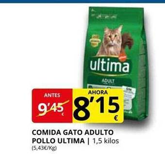 Supermercados MAS Comida gato adulto pollo ultima oferta