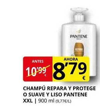 Supermercados MAS Champú repara y protege o suave y liso pantene xxl oferta