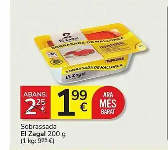 Consum Sobrassada el zagal oferta