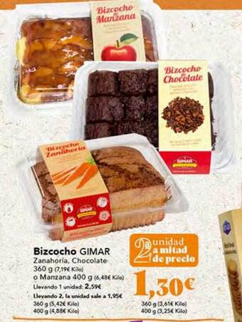 Gadis Bizcocho gimar oferta