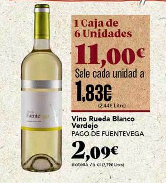 Gadis Vino rueda blanco verdejo pago de fuentevega oferta