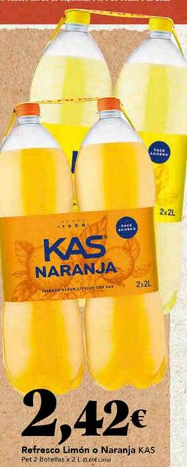 Gadis Refresco limón o naranja kas oferta