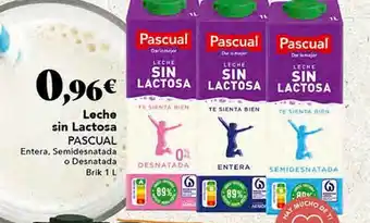 Gadis Leche sinn lactosa pascual oferta