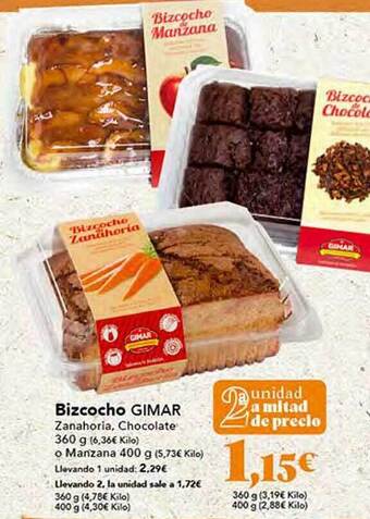 Gadis Bizcocho gimar oferta