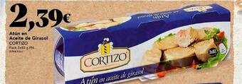 Gadis Atún en aceite de girasol cortizo oferta