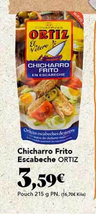 Gadis Chicharro frito escabeche ortiz oferta