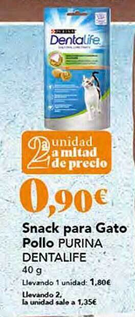 Gadis Snack para gato pollo purina dentalife oferta