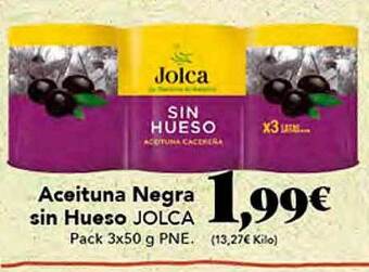 Gadis Aceituna negra sin hueso jolca oferta