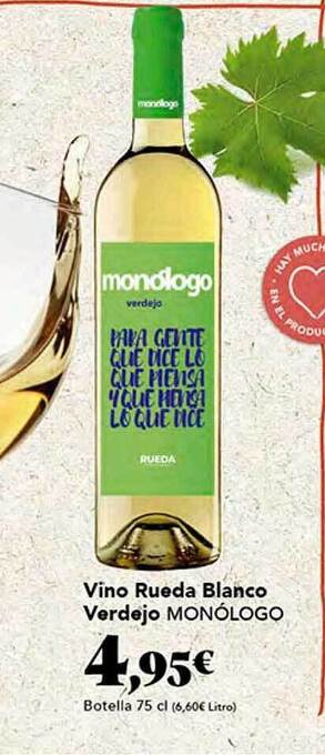 Gadis Vino rueda blanco verdejo monólogo oferta