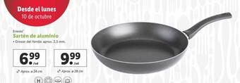 Lidl Ernesto sartén de aluminio oferta
