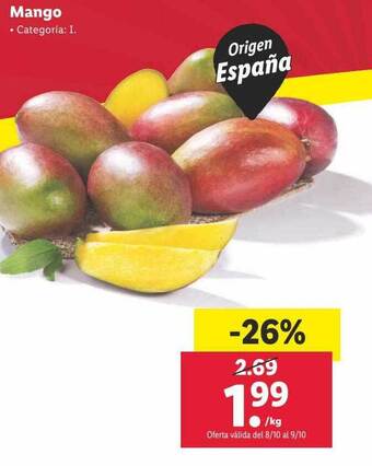 Lidl Mango oferta