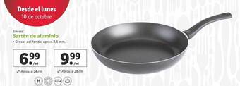 Lidl Ernesto sartén de aluminio oferta