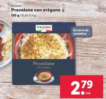 Lidl Italiamo provolone con orégano oferta