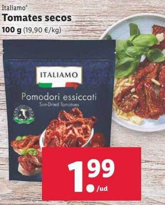 Lidl Italiamo tomates secos oferta
