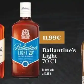 Maskom Supermercados Ballantines light whisky oferta