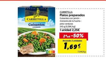 Hiper Usera Carretilla platos preparados oferta