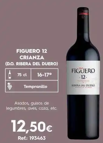 Makro Figuero 12 crianza (do. ribera dl duero) oferta