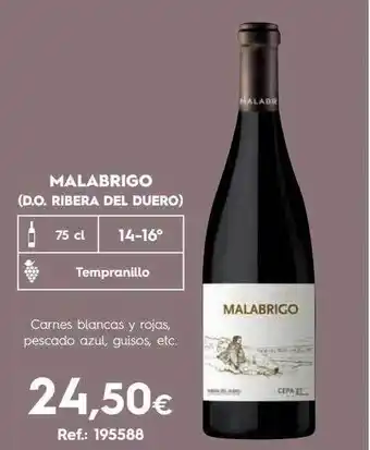 Makro Malabrigo (d.o. ribera del duero) oferta